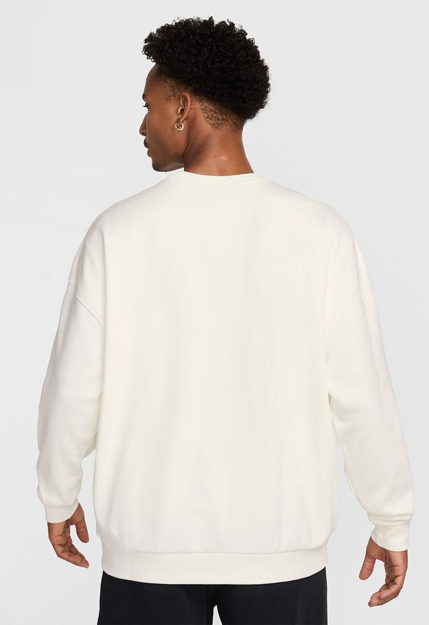 Nike - NSW Club Fleece Oversized FT Crew sweatshirt  - Sail