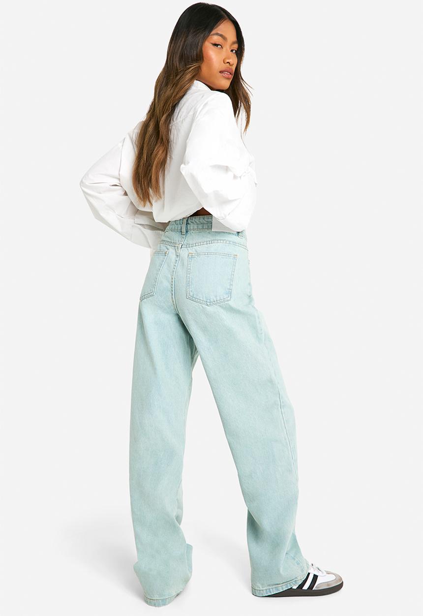 boohoo - Basics Boyfriend Jeans - Bleach Wash