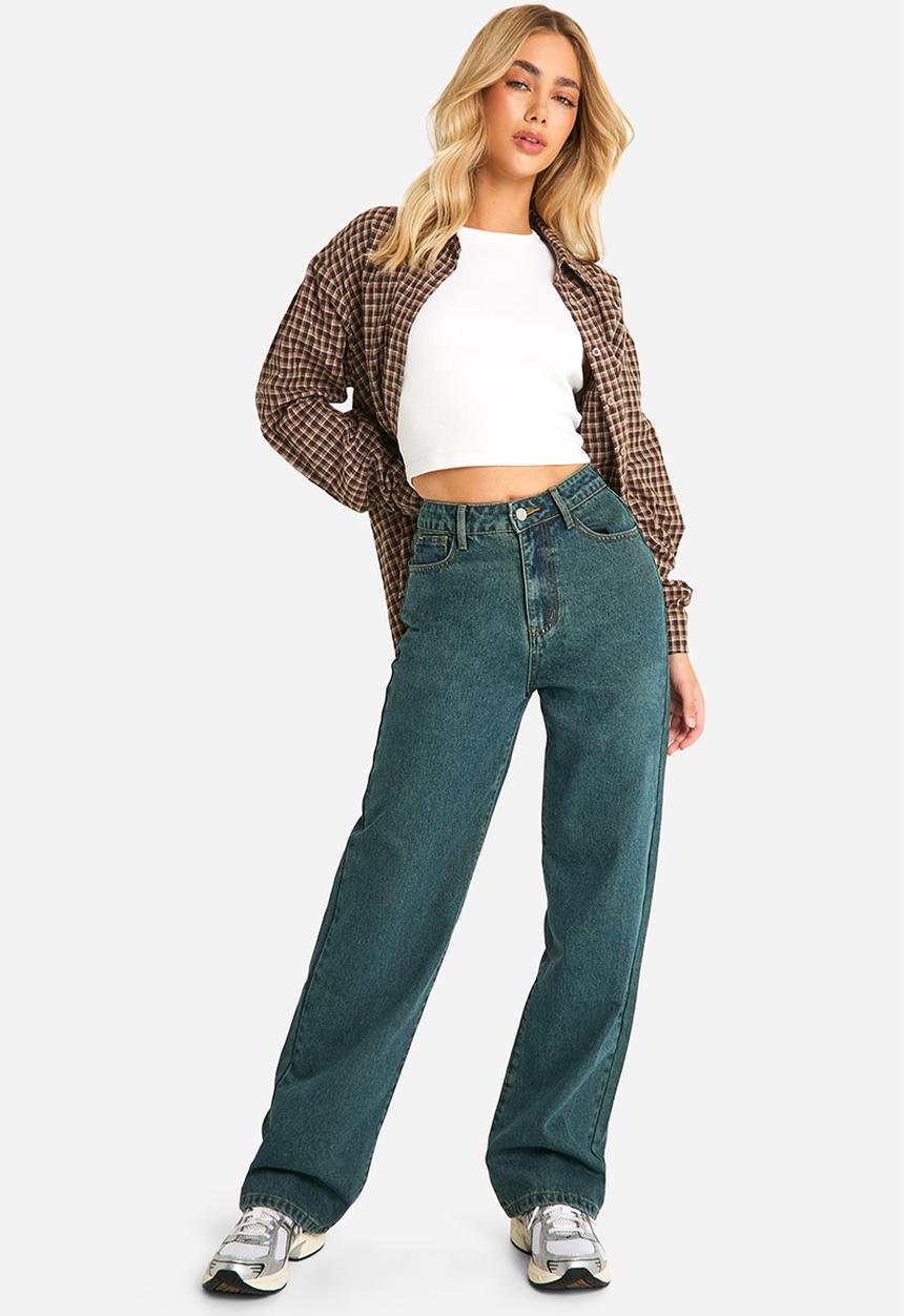boohoo - Basic Boyfriend Jeans - Vintage Wash