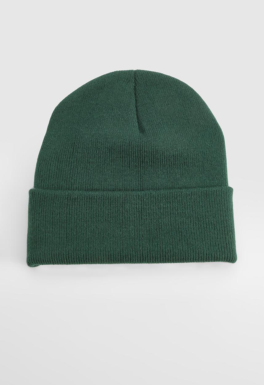 boohoo - Knitted beanie - bottle green