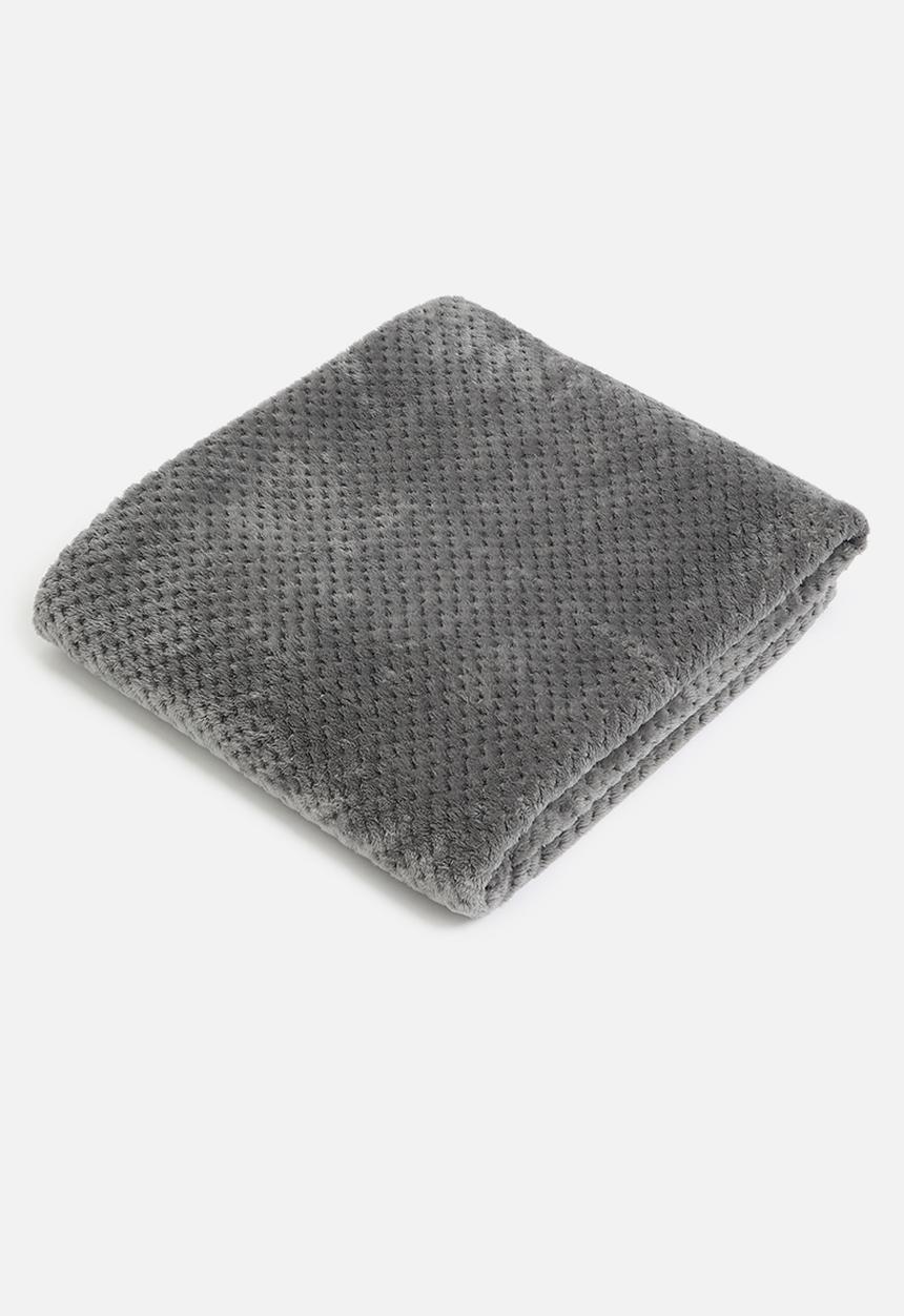 Sixth Floor - Waffle Plush Fleece - Grey