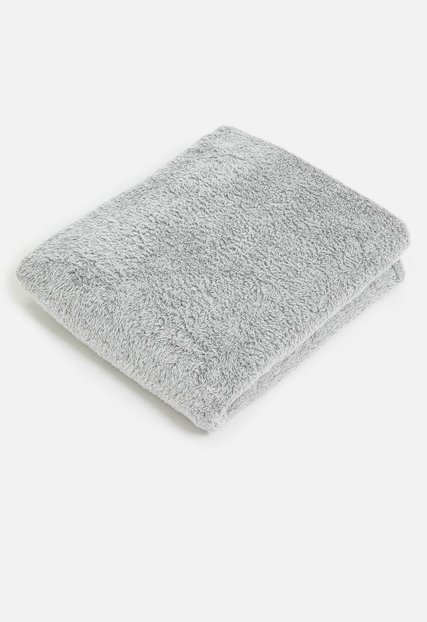 Sixth Floor - Shaggy Fleece Melange Throw - Grey