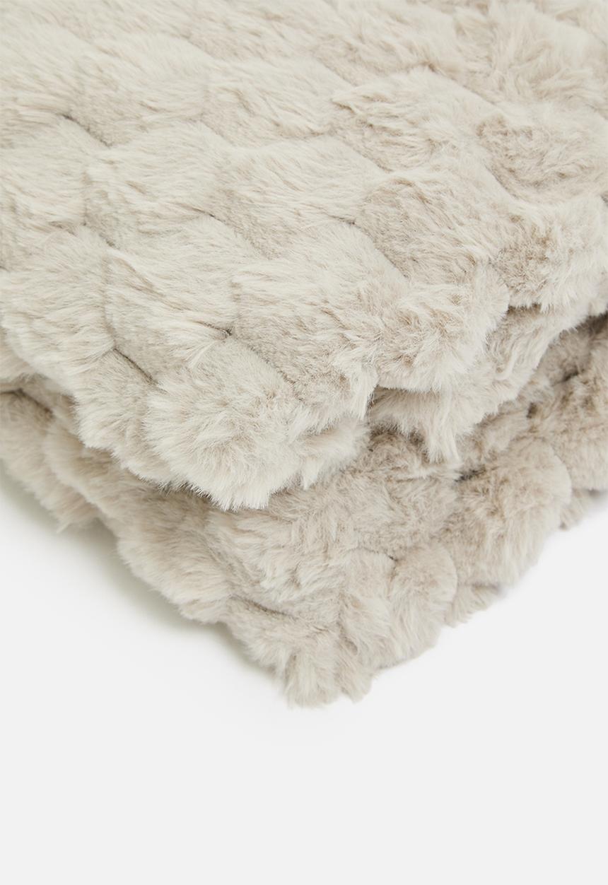 H&S - Waffle Fur - Taupe
