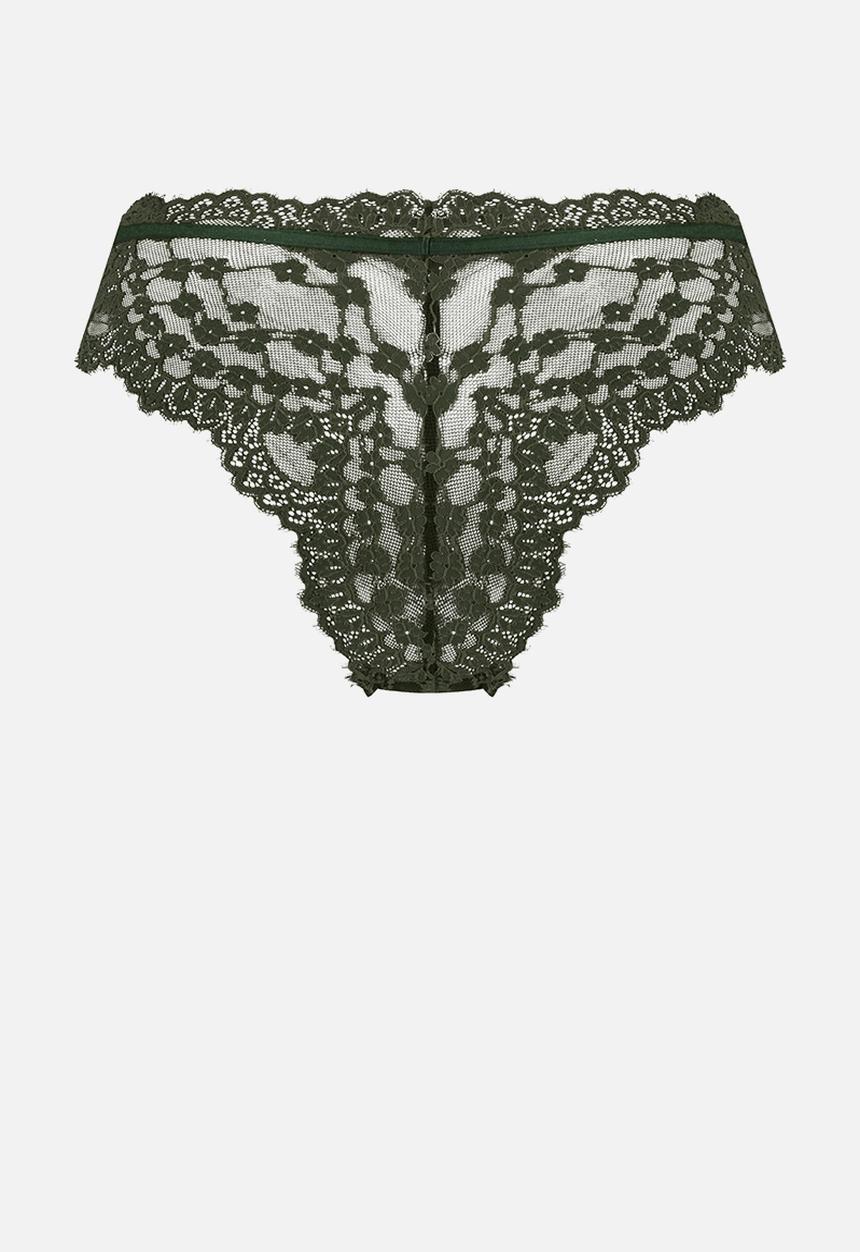 Hunkemoller - Plus Daisy Hl Brazilian H - kombu green