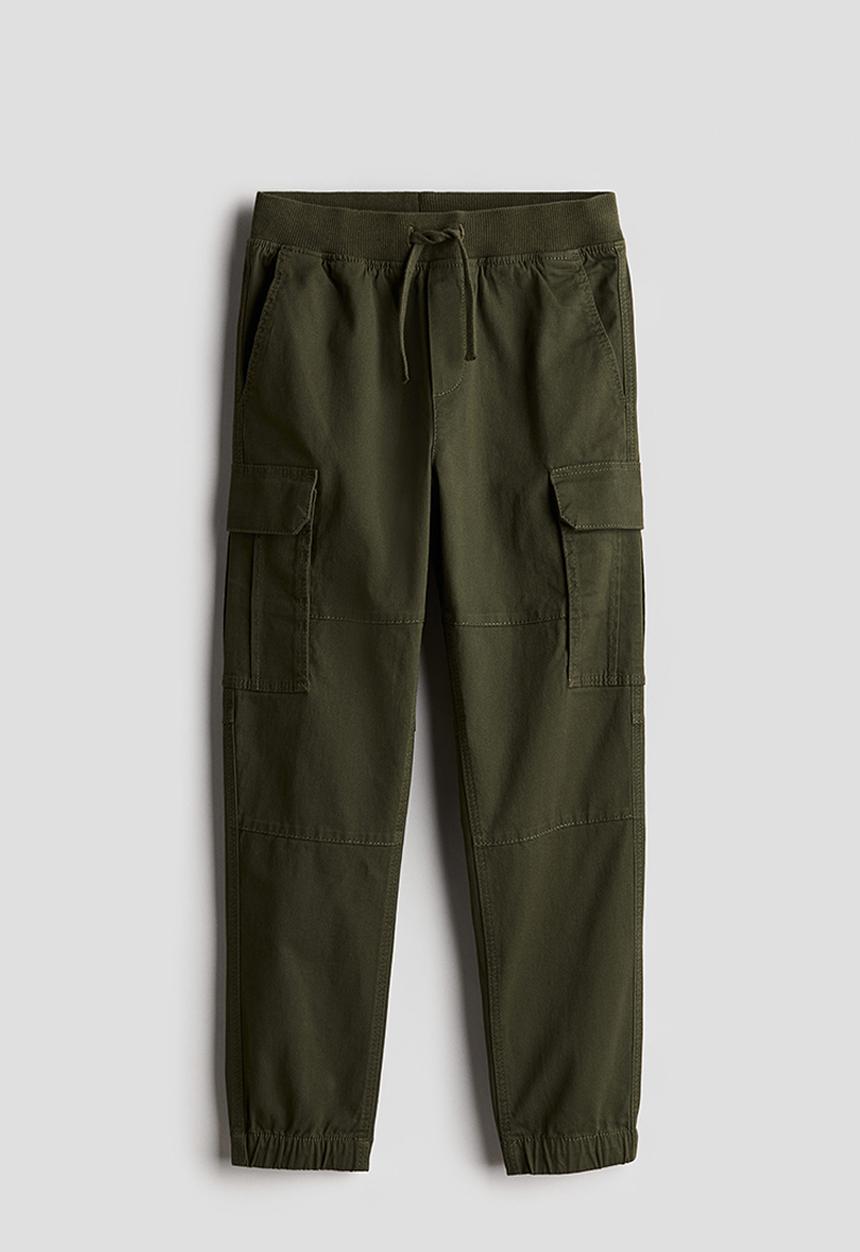 H&M - Cargo trousers - green