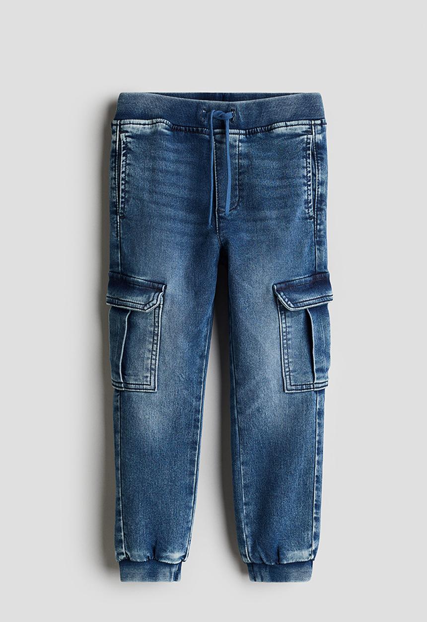 H&M - Cargo joggers - blue