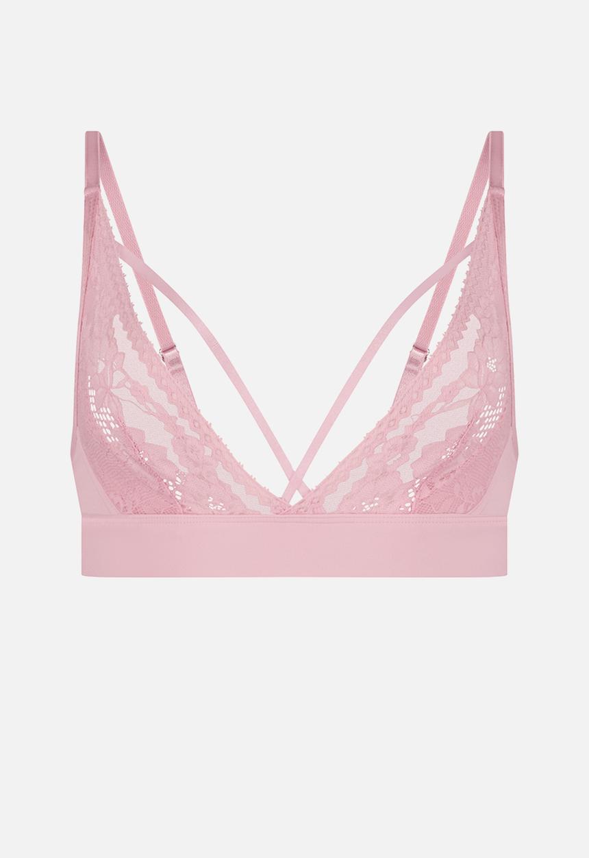 Hunkemoller - Plus Remi Bralette Uw - romance rose