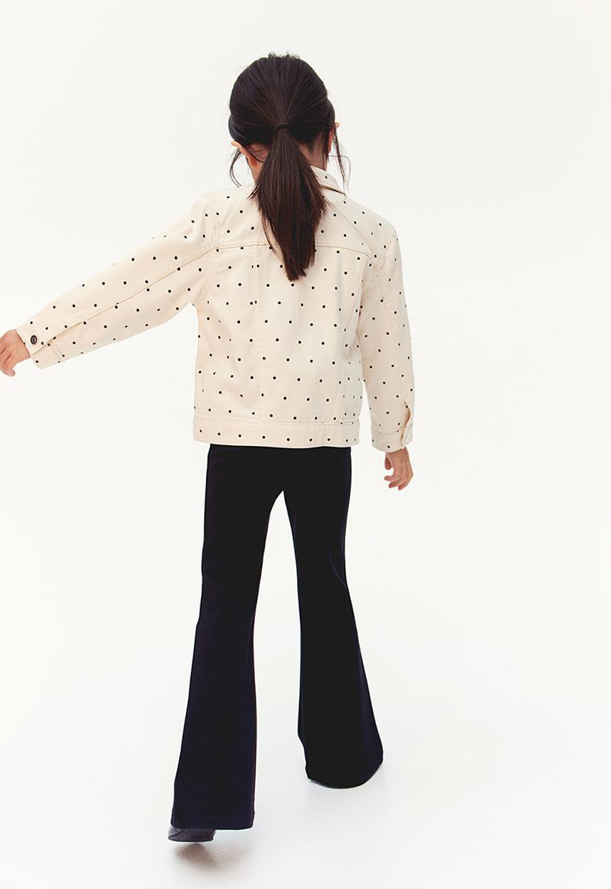H&M - Flared ponte di roma leggings - black