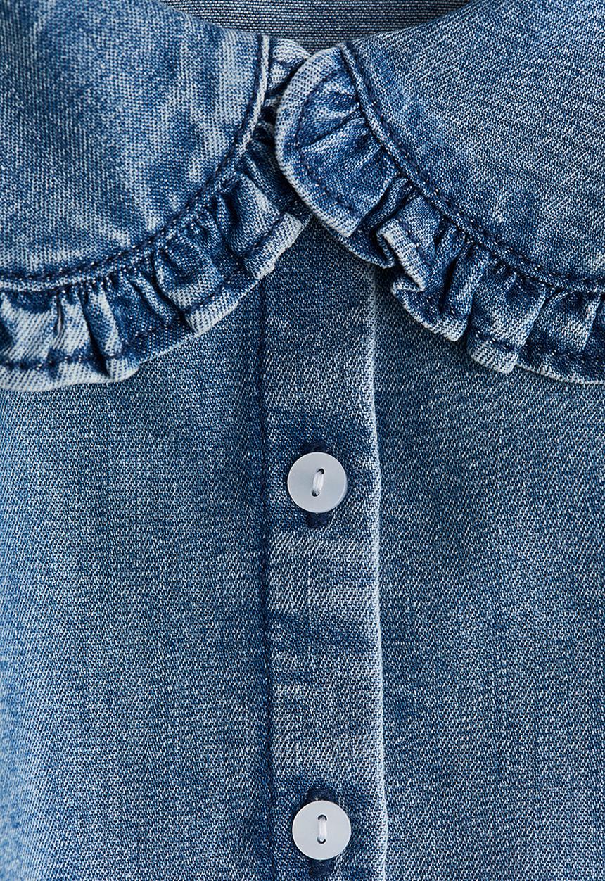 H&M - Collared blouse - blue