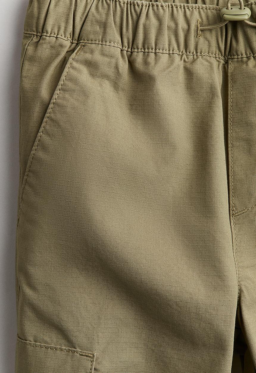 H&M - Cotton cargo trousers - green