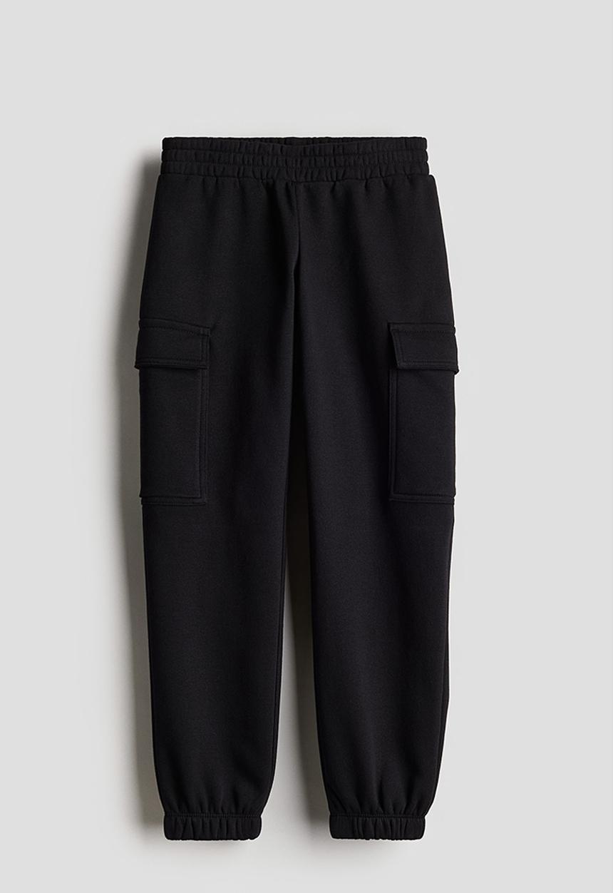 H&M - Cargo joggers - black