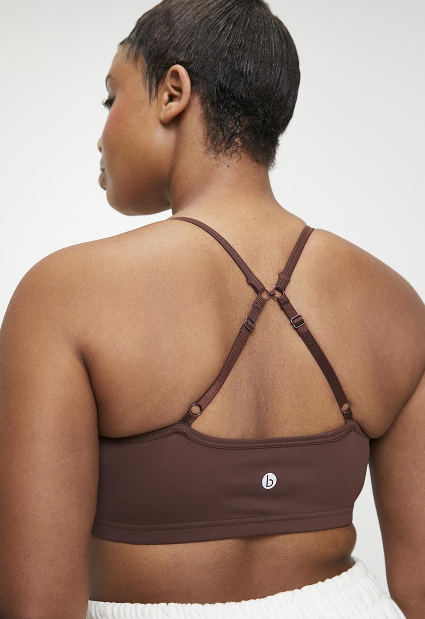 Cotton On - Plus workout yoga crop - cappuccino