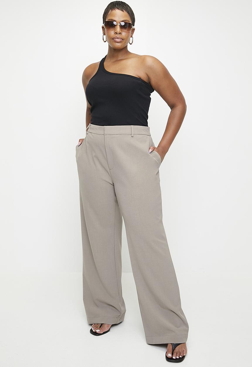 Cotton On - Plus Luis Suiting Pant - Taupe Marle