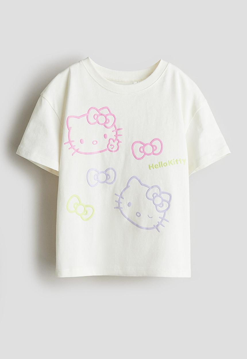 H&M - Printed T-shirt - white