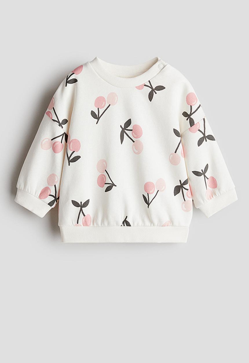 H&M - Printed sweatshirt - white