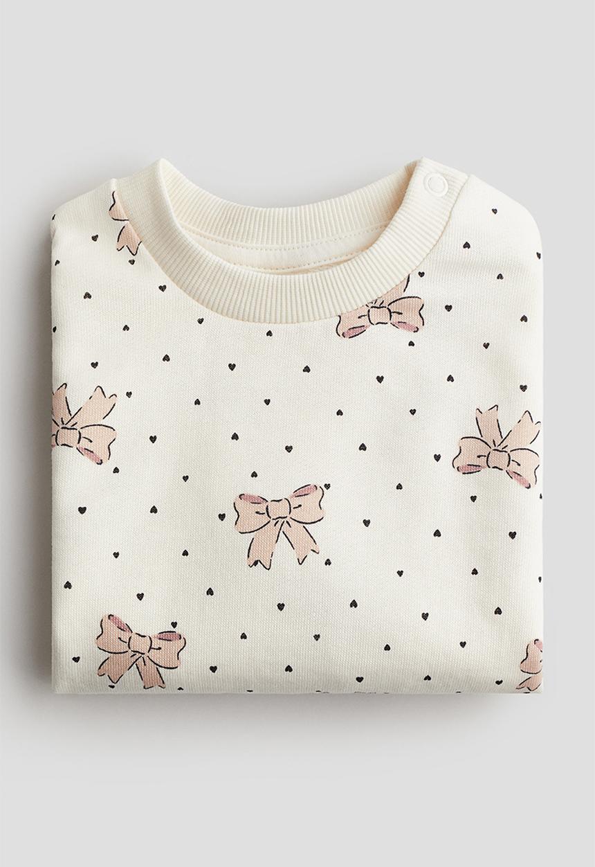 H&M - Printed sweatshirt - white