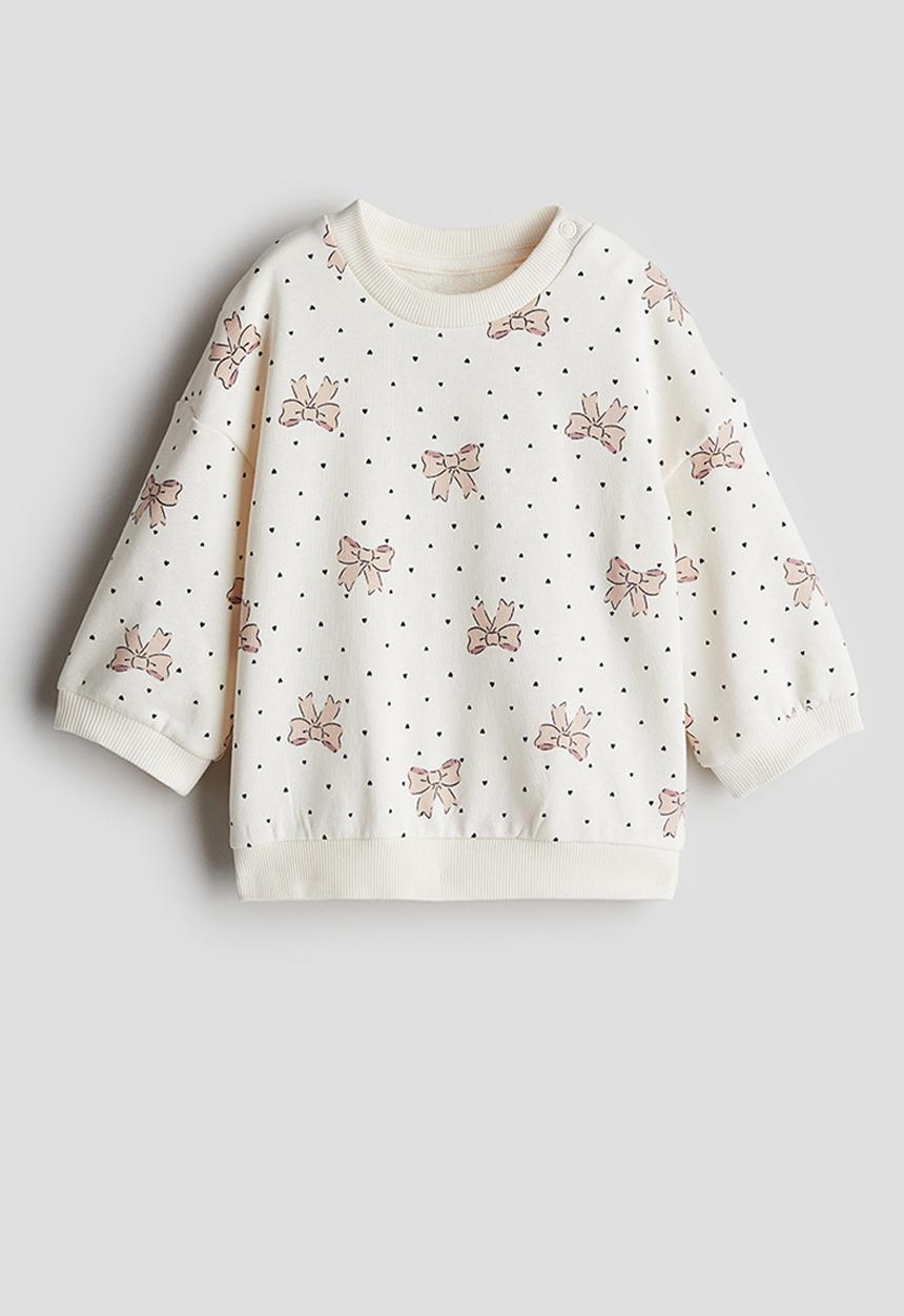 H&M - Printed sweatshirt - white