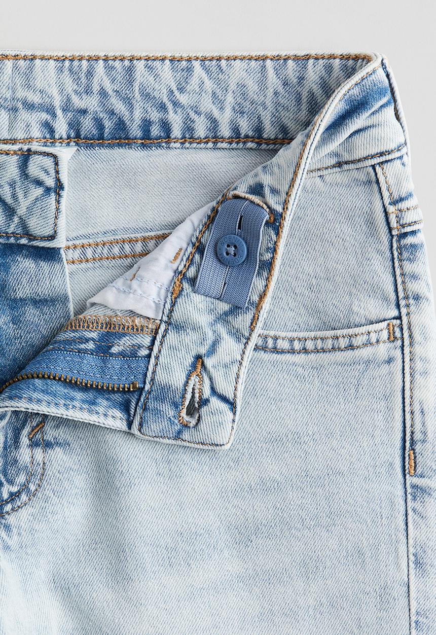 H&M - Relaxed tapered fit jeans - blue