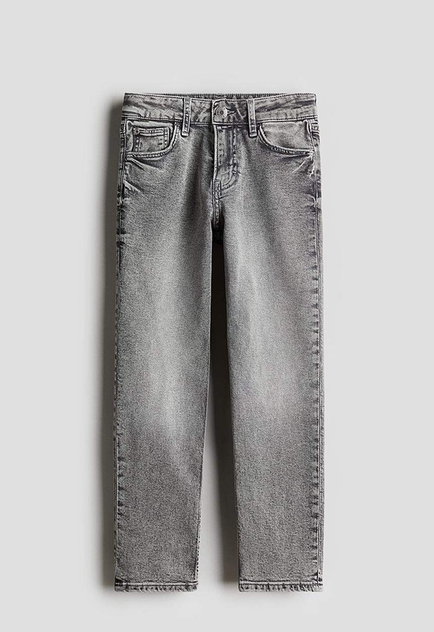 H&M - Relaxed tapered fit jeans - grey
