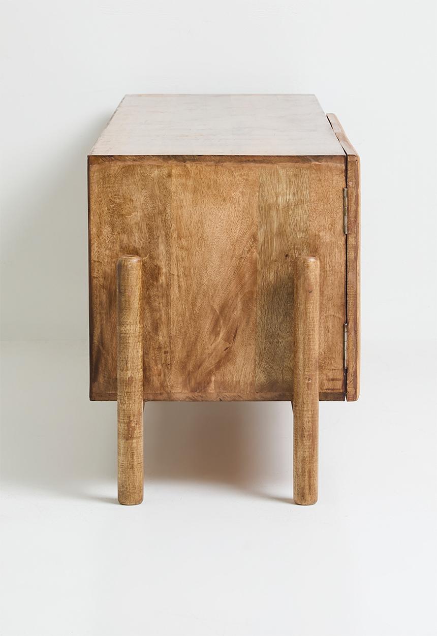 Sixth Floor - Lumo wooden TV Unit - Walnut