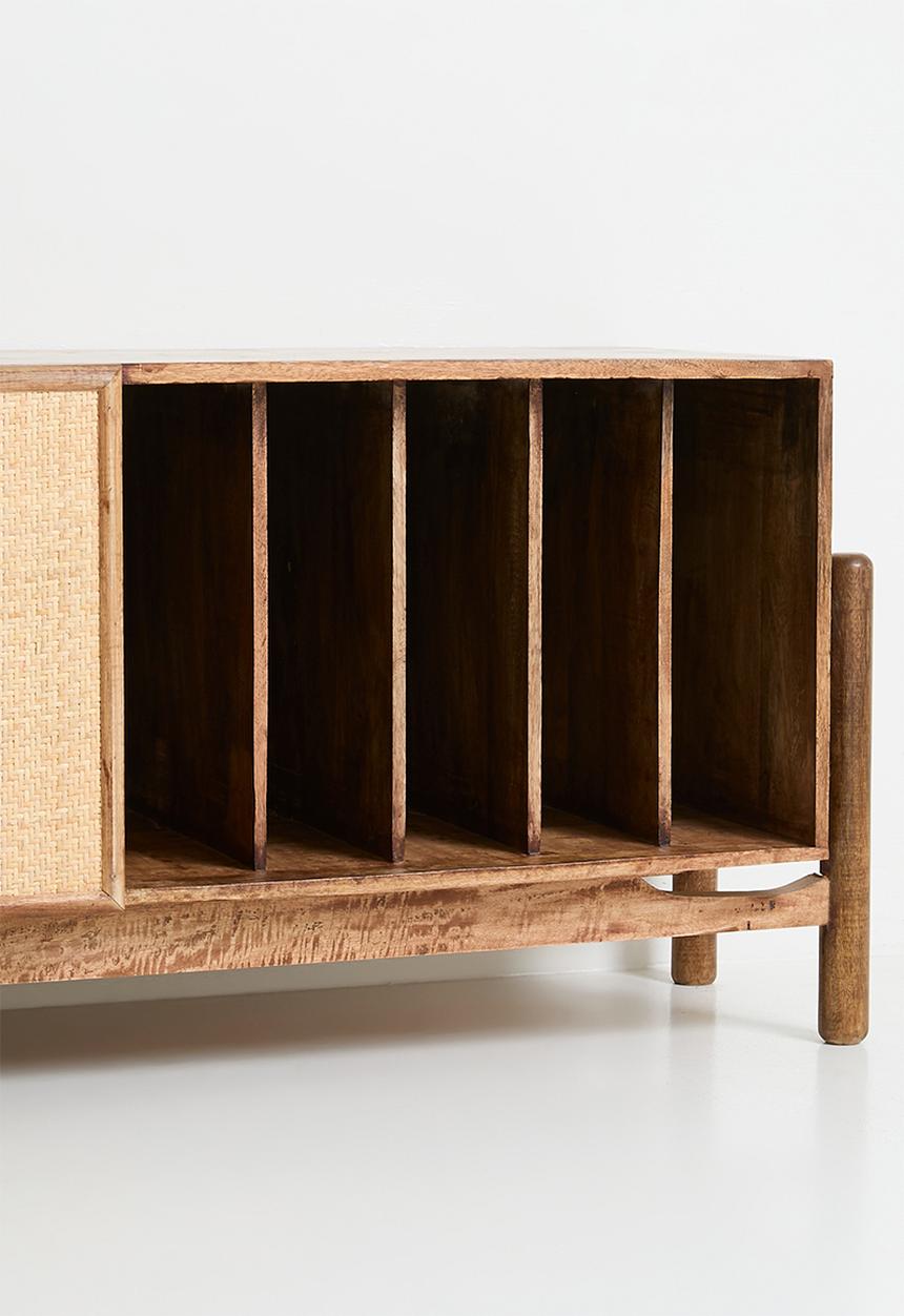 Sixth Floor - Lumo wooden TV Unit - Walnut