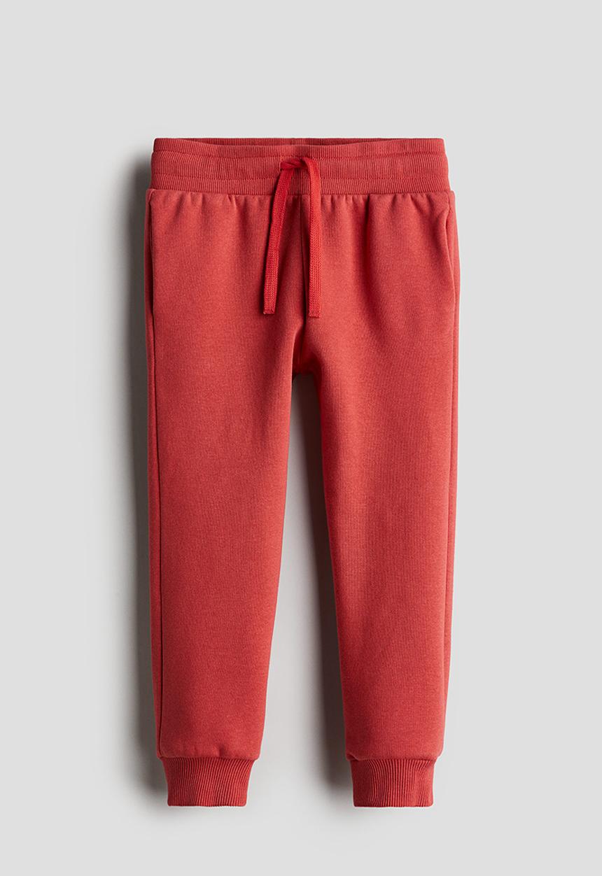 H&M - Brushed-inside joggers - red