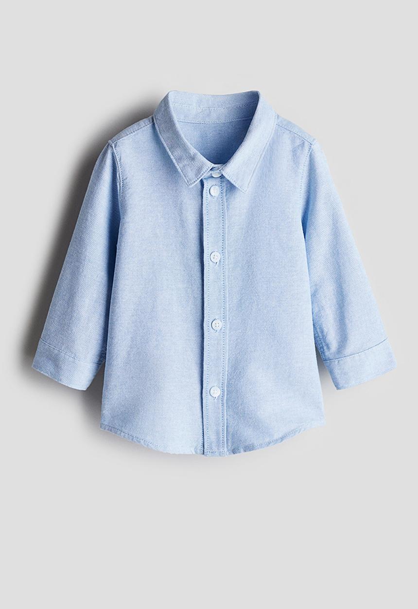 H&M - Cotton shirt - light blue