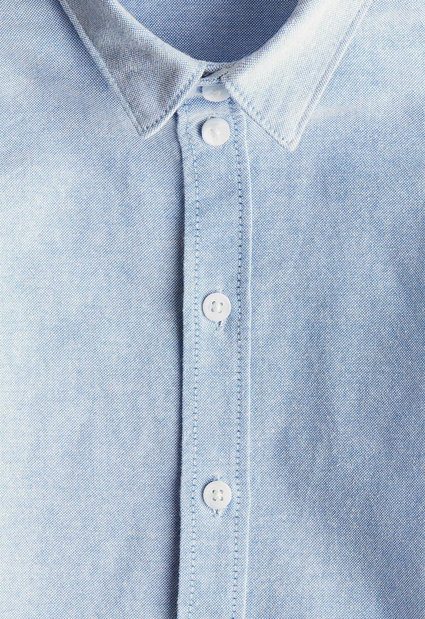 H&M - Cotton shirt - light blue