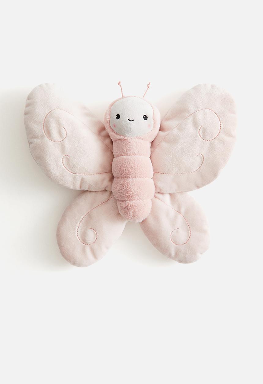 H&M - Butterfly soft toy - light pink
