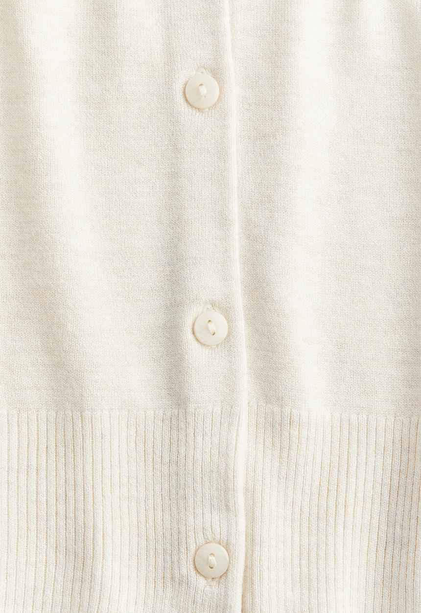 H&M - Fine-knit cardigan - white