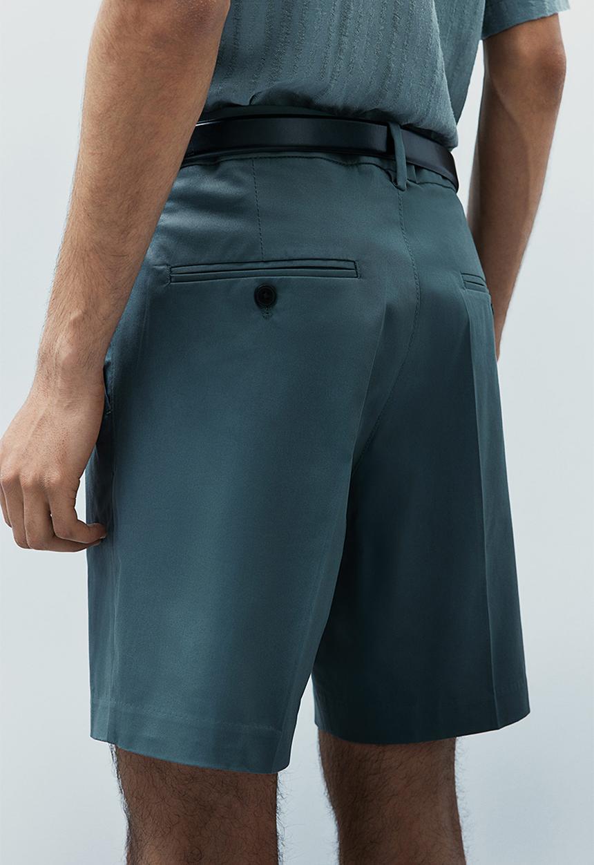 H&M - Regular fit chino shorts - turquoise