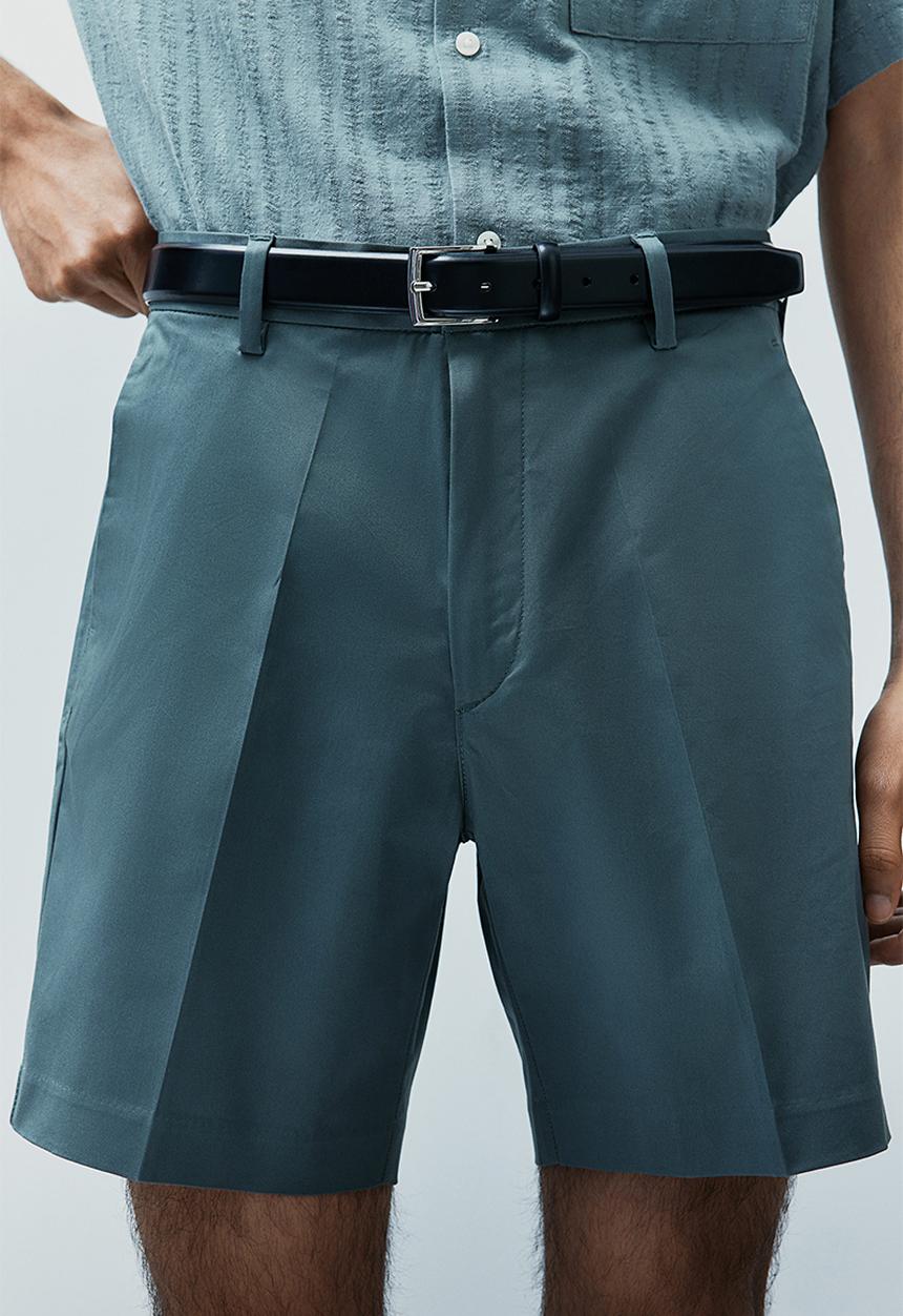 H&M - Regular fit chino shorts - turquoise