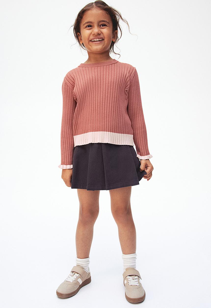 H&M - Rib-knit jumper - rust red