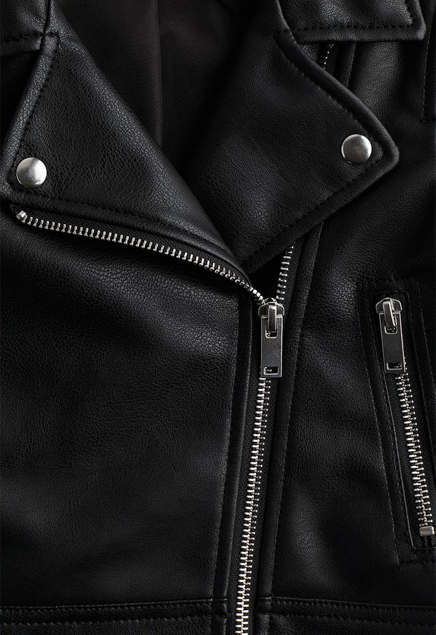 H&M - Biker jacket - black