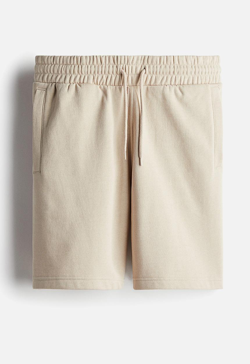 H&M - Regular fit sweatshorts - beige