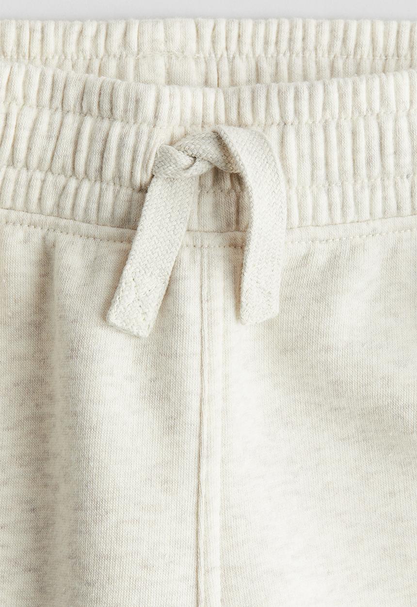 H&M - Cotton sweatshirt joggers - white
