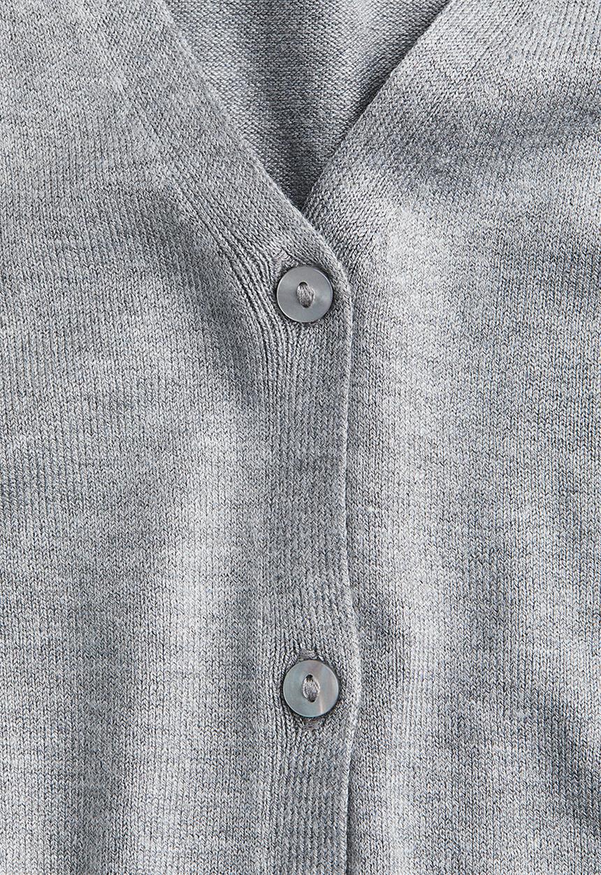 H&M - Button-front sweater vest - grey