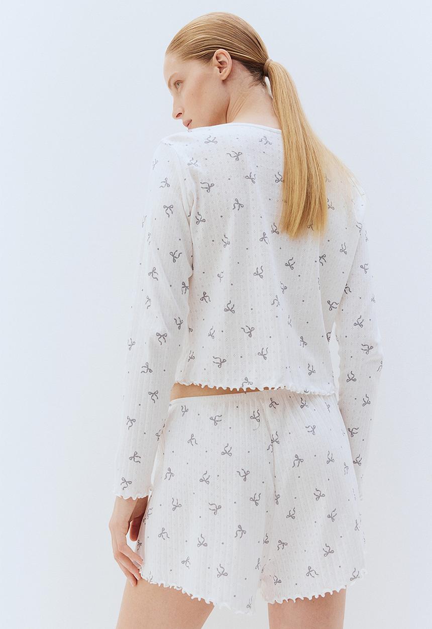 H&M - Pointelle pyjamas - white