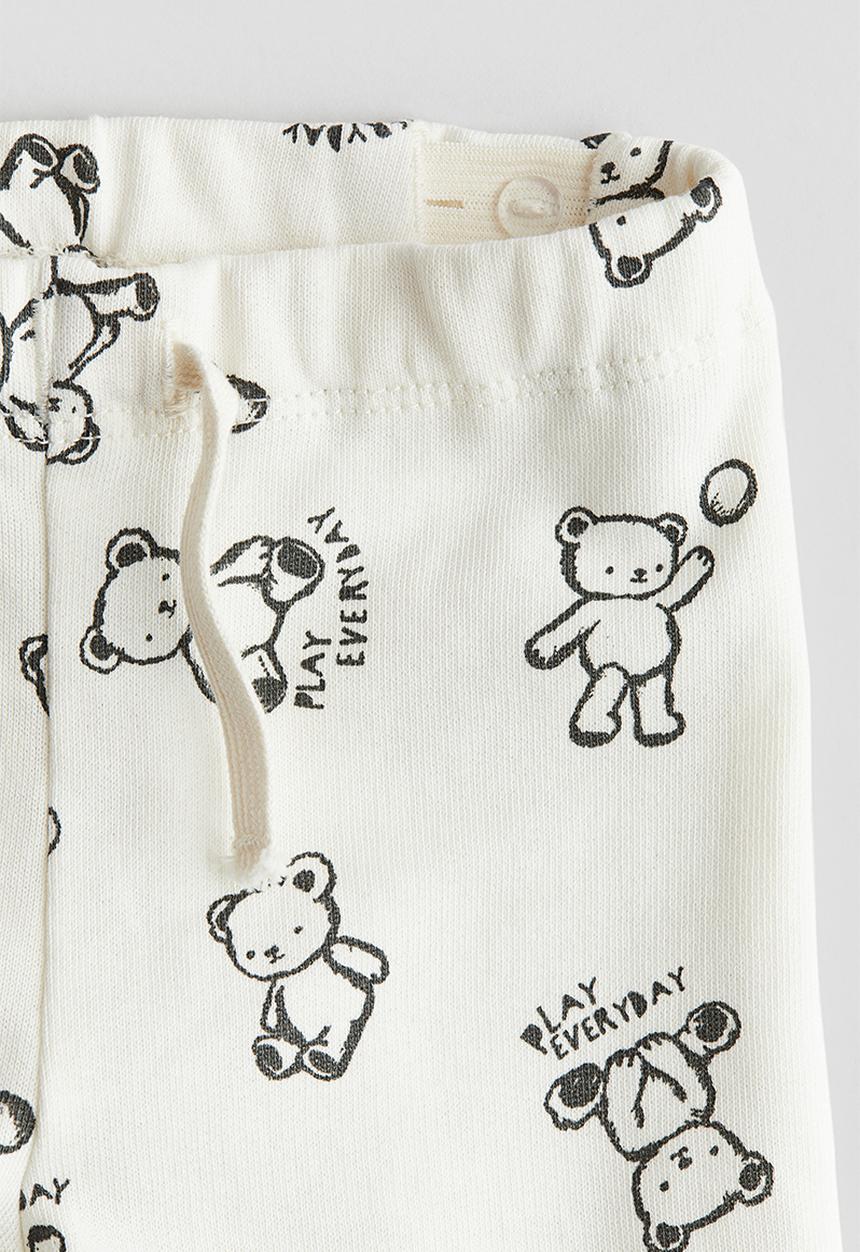 H&M - Sweatshirt joggers - white & play everyday 