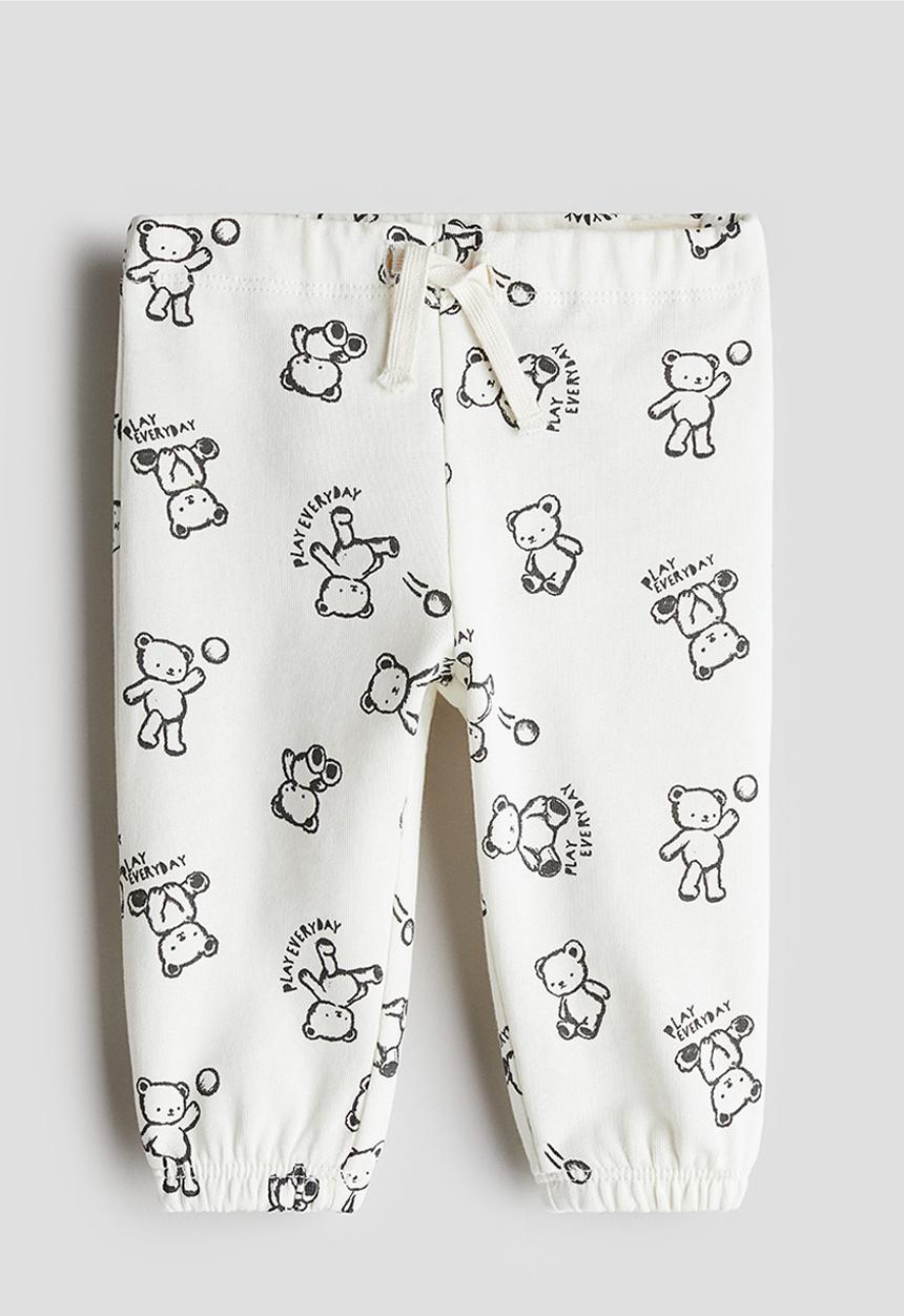 H&M - Sweatshirt joggers - white & play everyday 