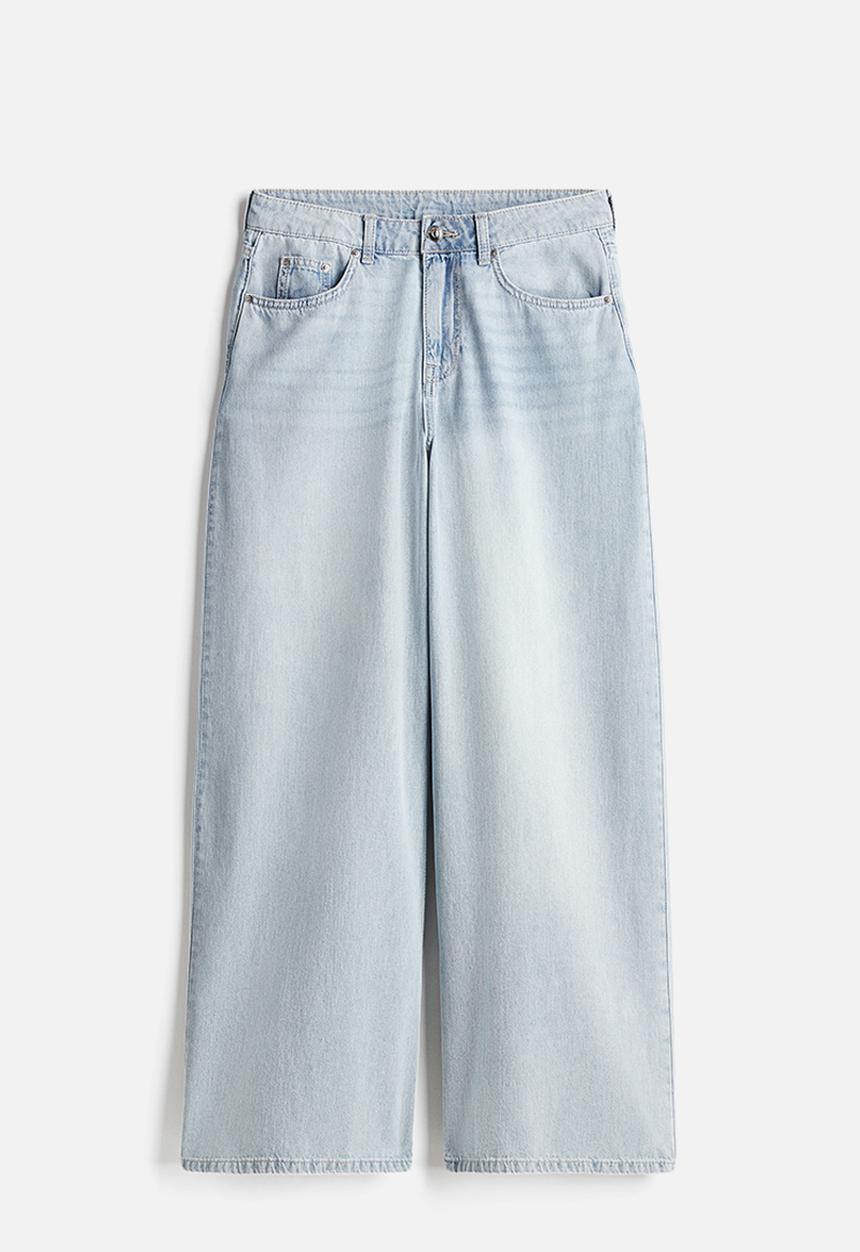 H&M - Baggy wide low jeans - blue