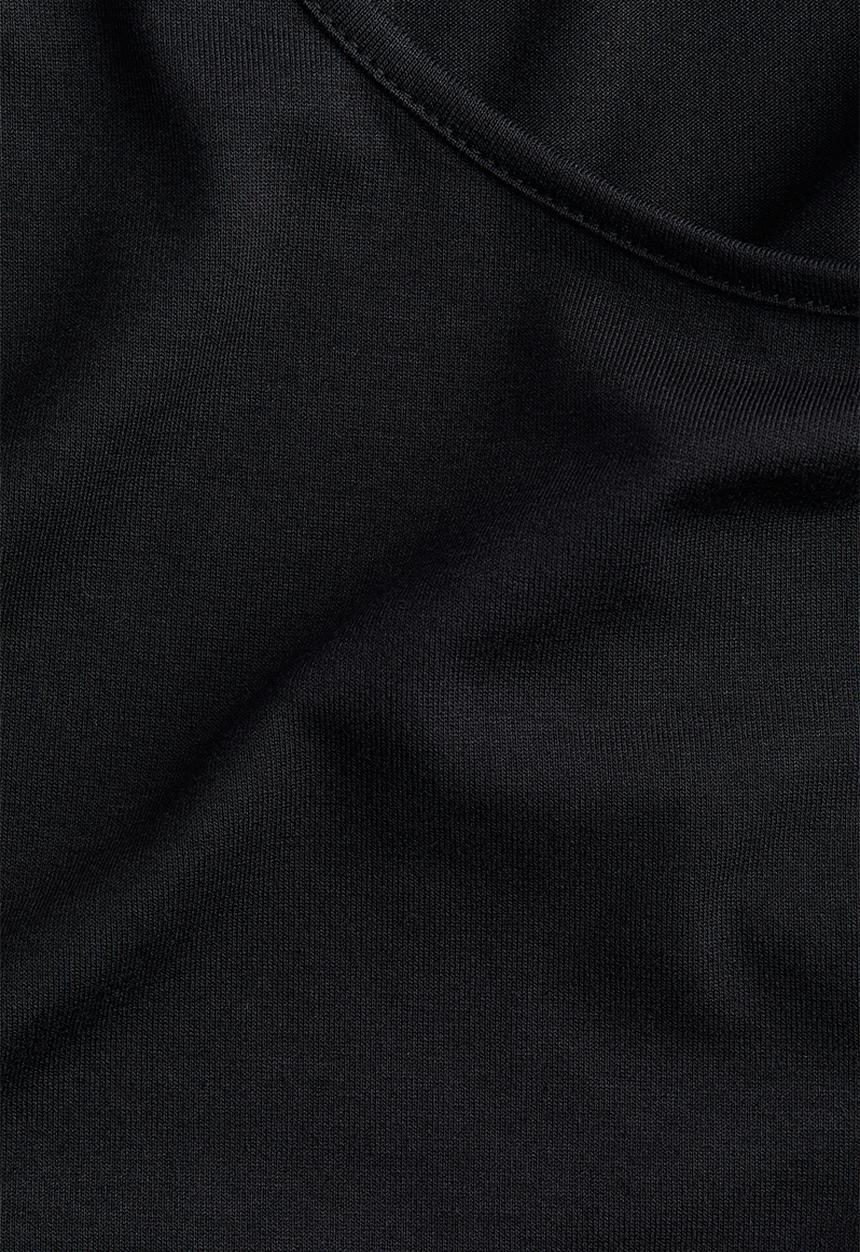 H&M - Flared-skirt mini dress - black