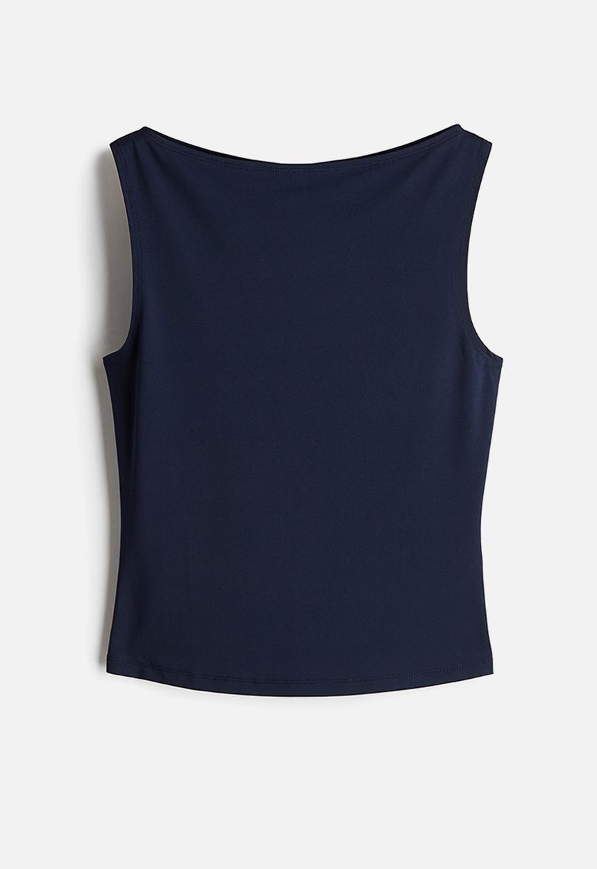 H&M - Boat-neck vest top - blue