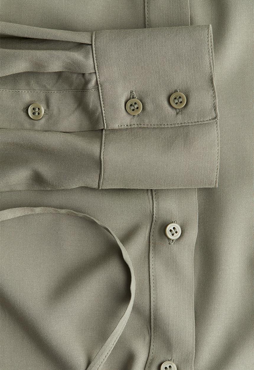 H&M - Mama tie-belt shirt - khaki green