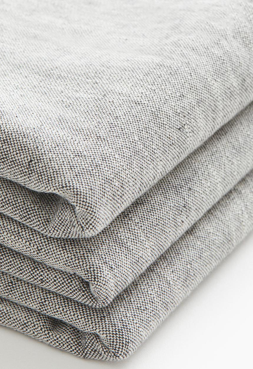 H&M - Cotton-blend tablecloth - grey marl 