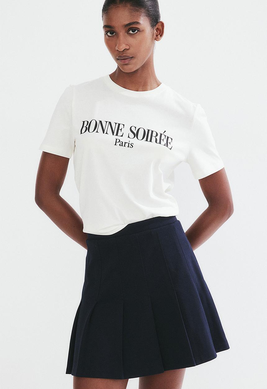 H&M - Cotton T-shirt - white