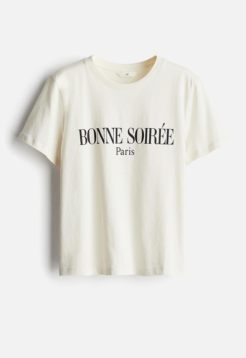 H&M - Cotton T-shirt - white