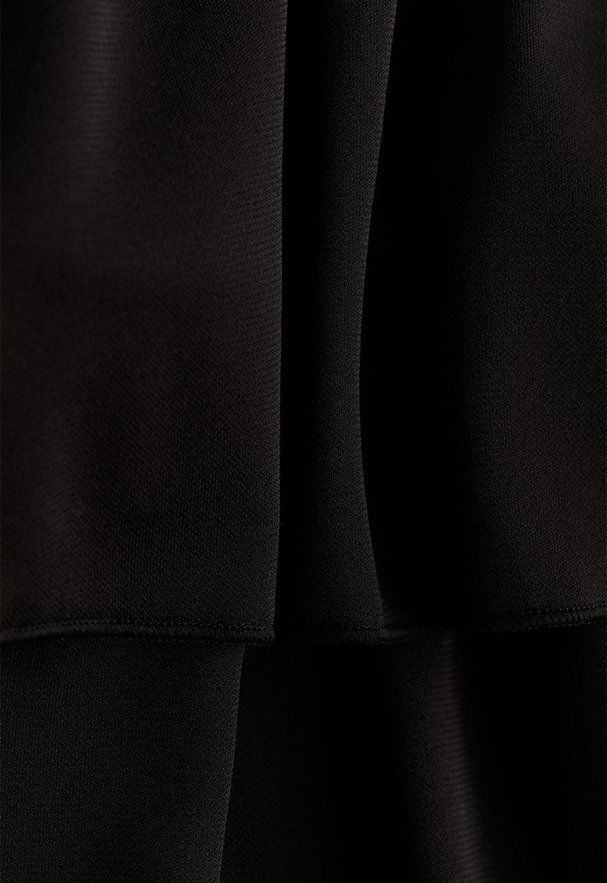 H&M - Tiered-skirt jersey dress - black