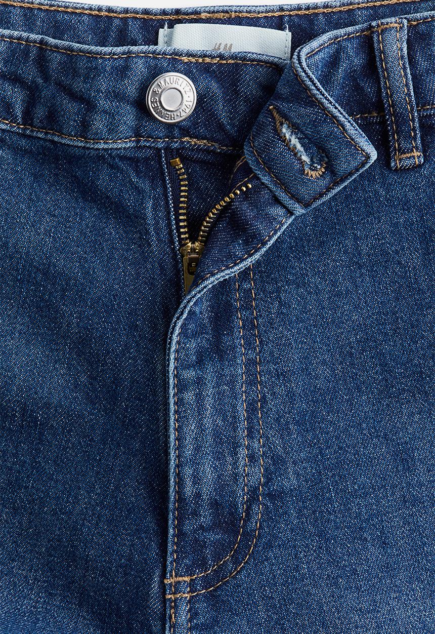 H&M - Cropped twill trousers - blue