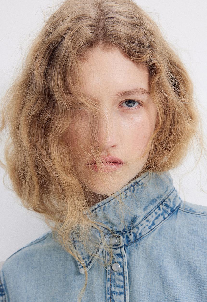 H&M - Denim shirt - blue